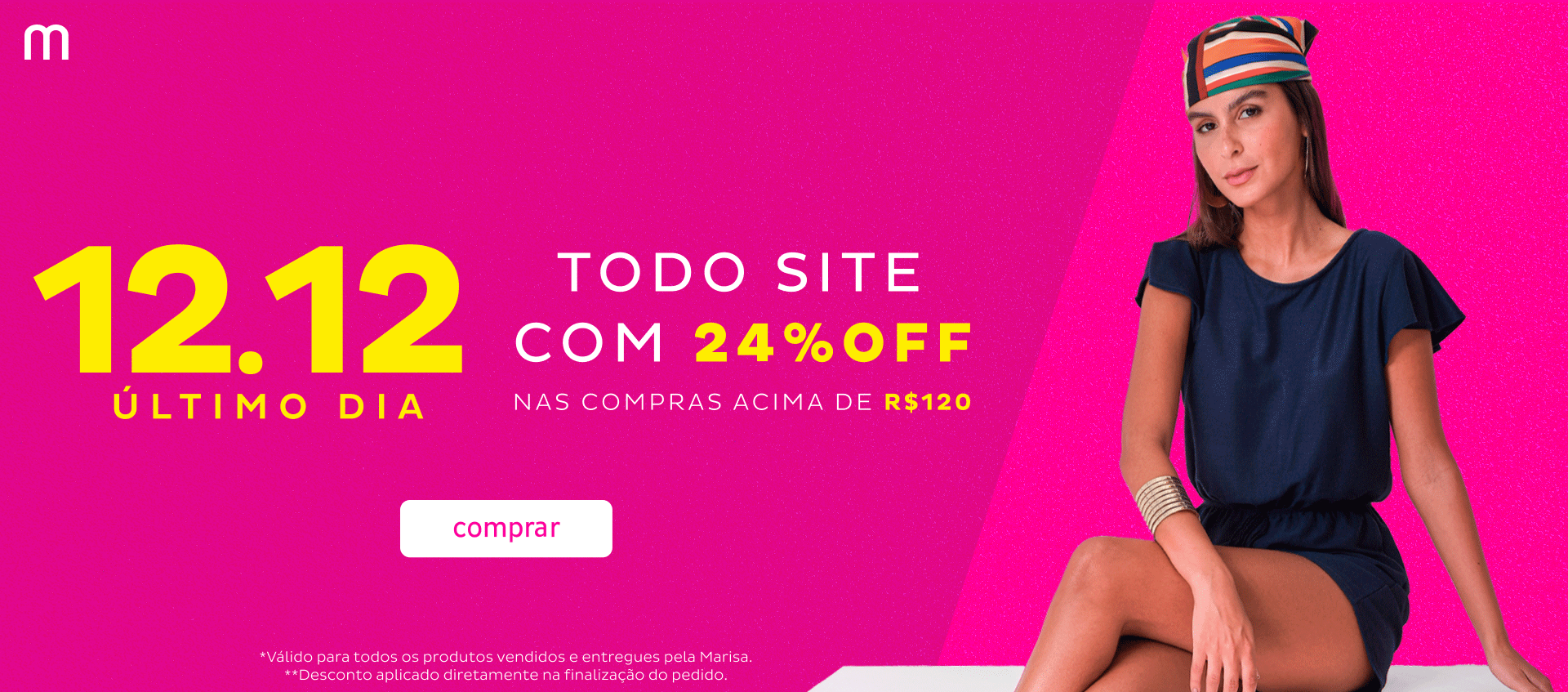 Site todo com 24% de desconto acima de R$120 Site todo com 24% de desconto acima de R$120