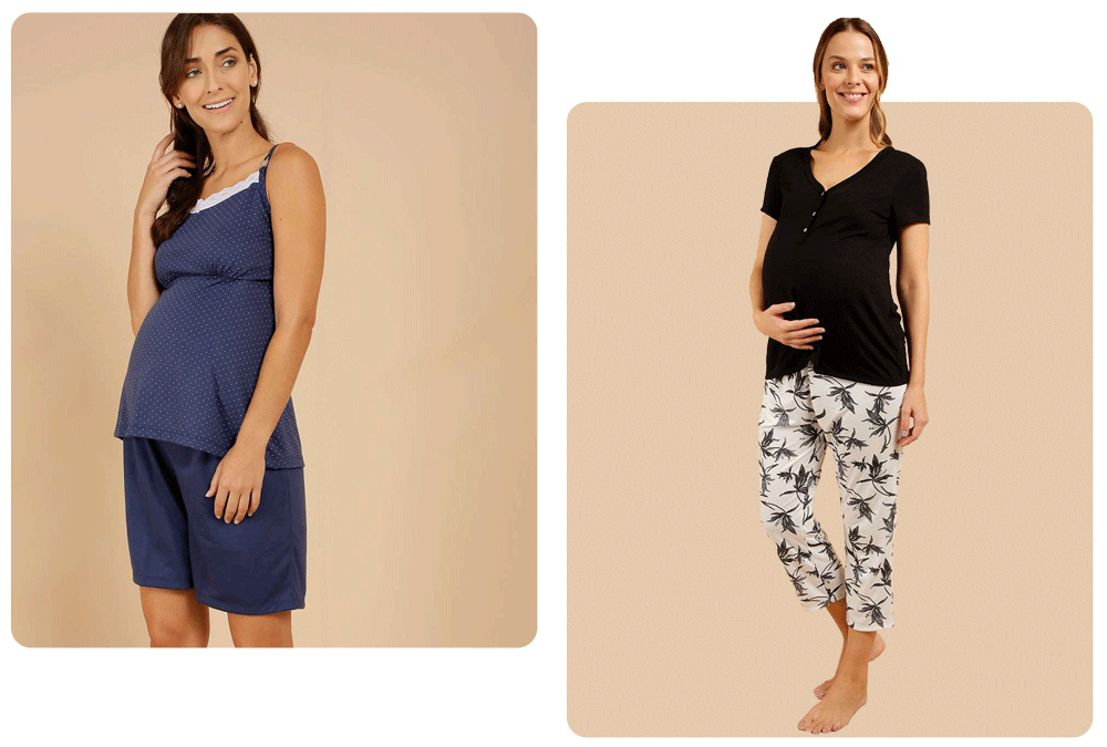 Pijamas de Maternidade Pijamas de Maternidade