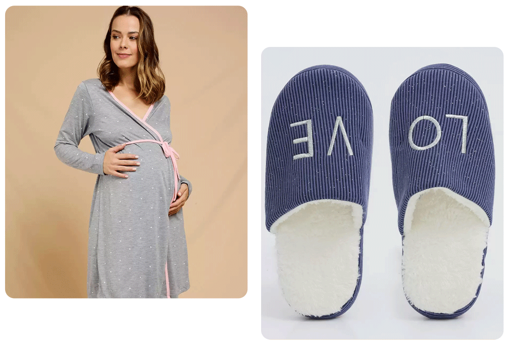 Pijamas de Maternidade Pijamas de Maternidade