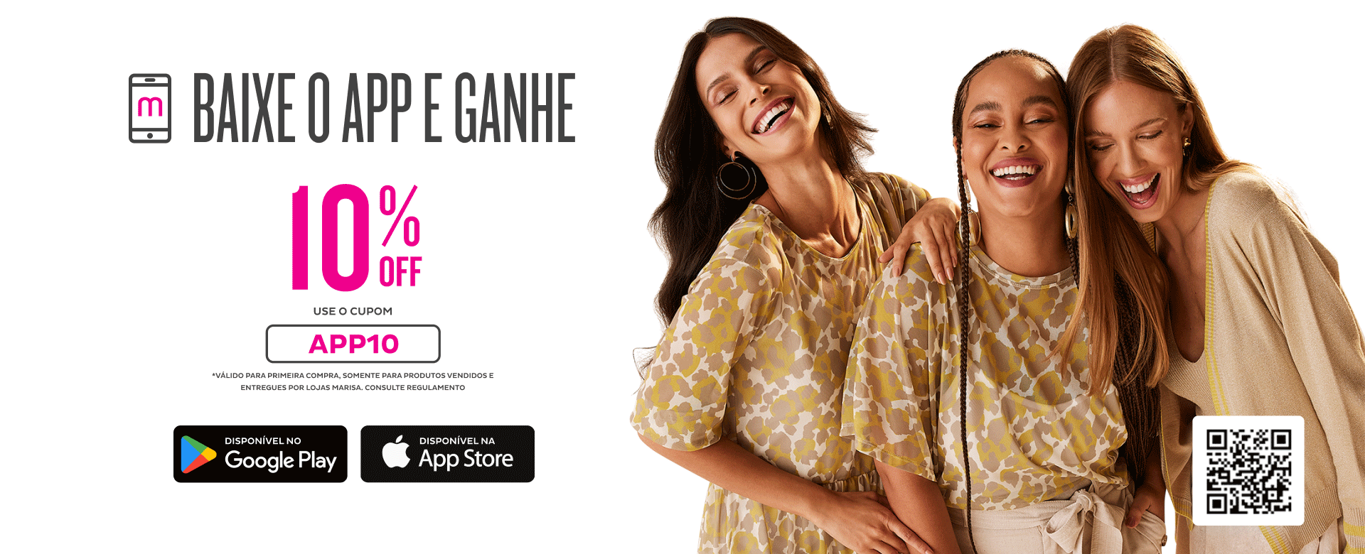 Baixe o app e ganhe 10% OFF, use o cupom: APP10 - Válido para a primeira compra, consulte regulamento.