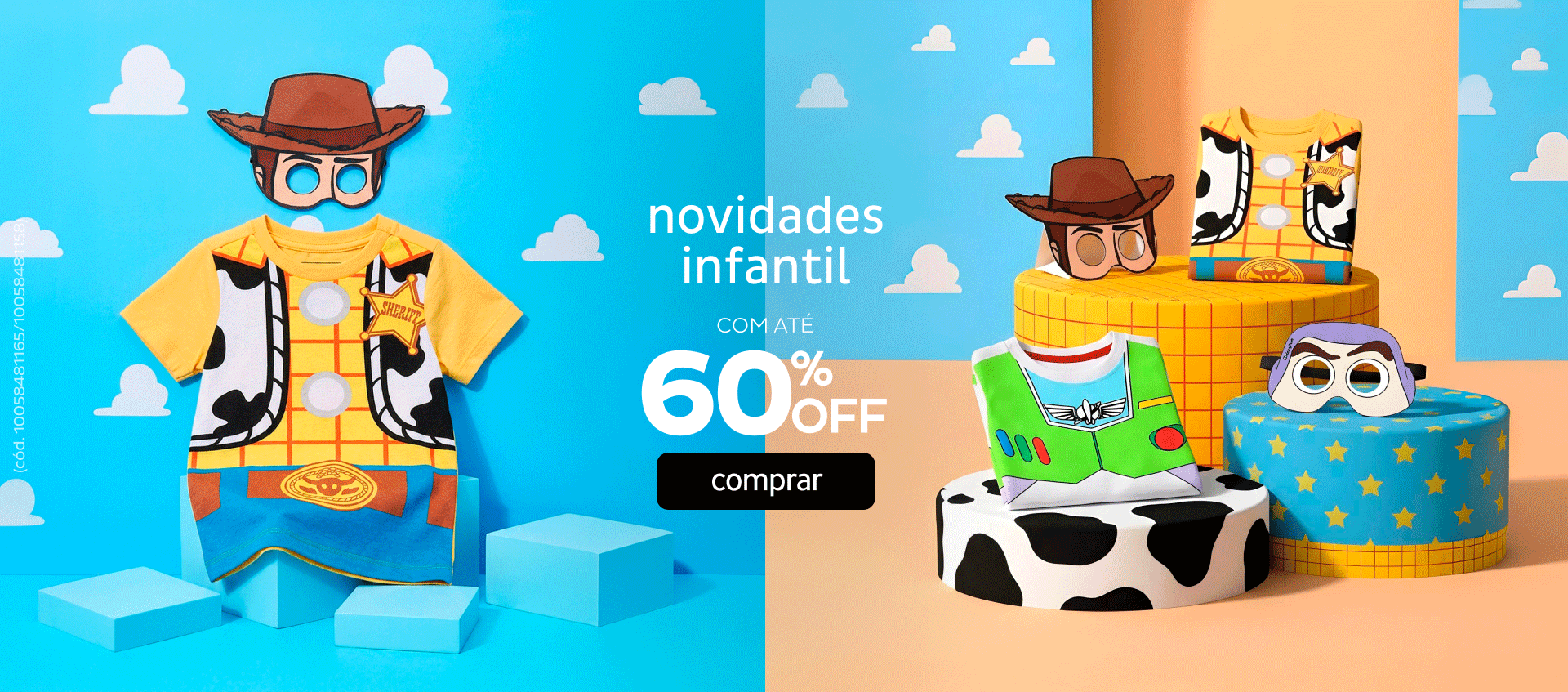 Novidades Infantis por até 60% OFF Novidades Infantis por até 60% OFF