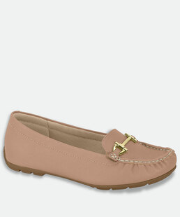 Mocassim Loafer Feminino Modare Bege
