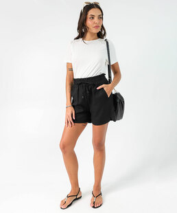 Short Feminino Clochard Bolsos Marisa Preto
