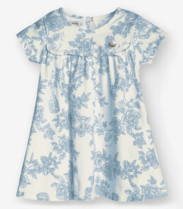 Vestido Cotton Leve Trick Nick Azul