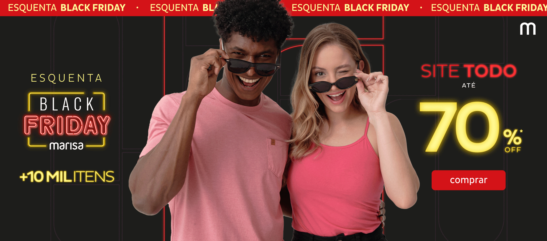Esquenta Black Friday - Site todo com até 70%OFF Esquenta Black Friday - Site todo com até 70%OFF