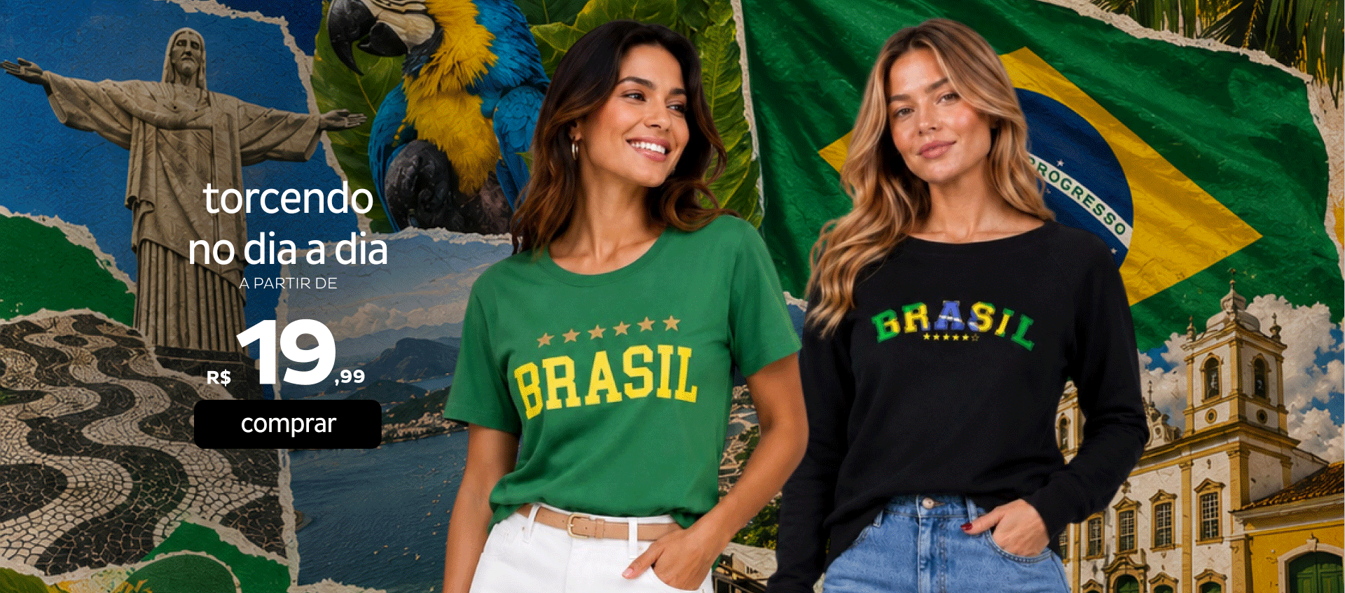 Copa - Torcendo no dia a dia a partir de R$19,99 Copa - Torcendo no dia a dia a partir de R$19,99