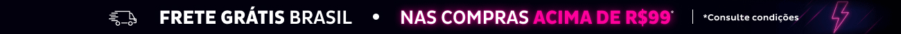 Só Hoje! Frete Grátis Brasil! acima de R$99