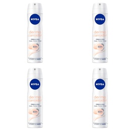 Kit c/4 Unidades de Desodorante Aerosol Nivea Dermo Clareador 150ml