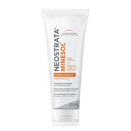 Protetor Solar Minesol Rosto E Corpo FPS30 Neostrata 200ml