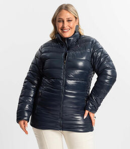 Jaqueta Plus Size Microfibra Secret Glam Azul
