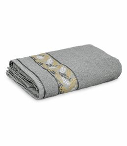 Toalha De Banho Silvestre Appel Cinza