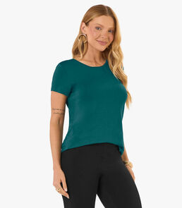 Blusa Feminina Andorra Flamê Básica Rovitex Verde