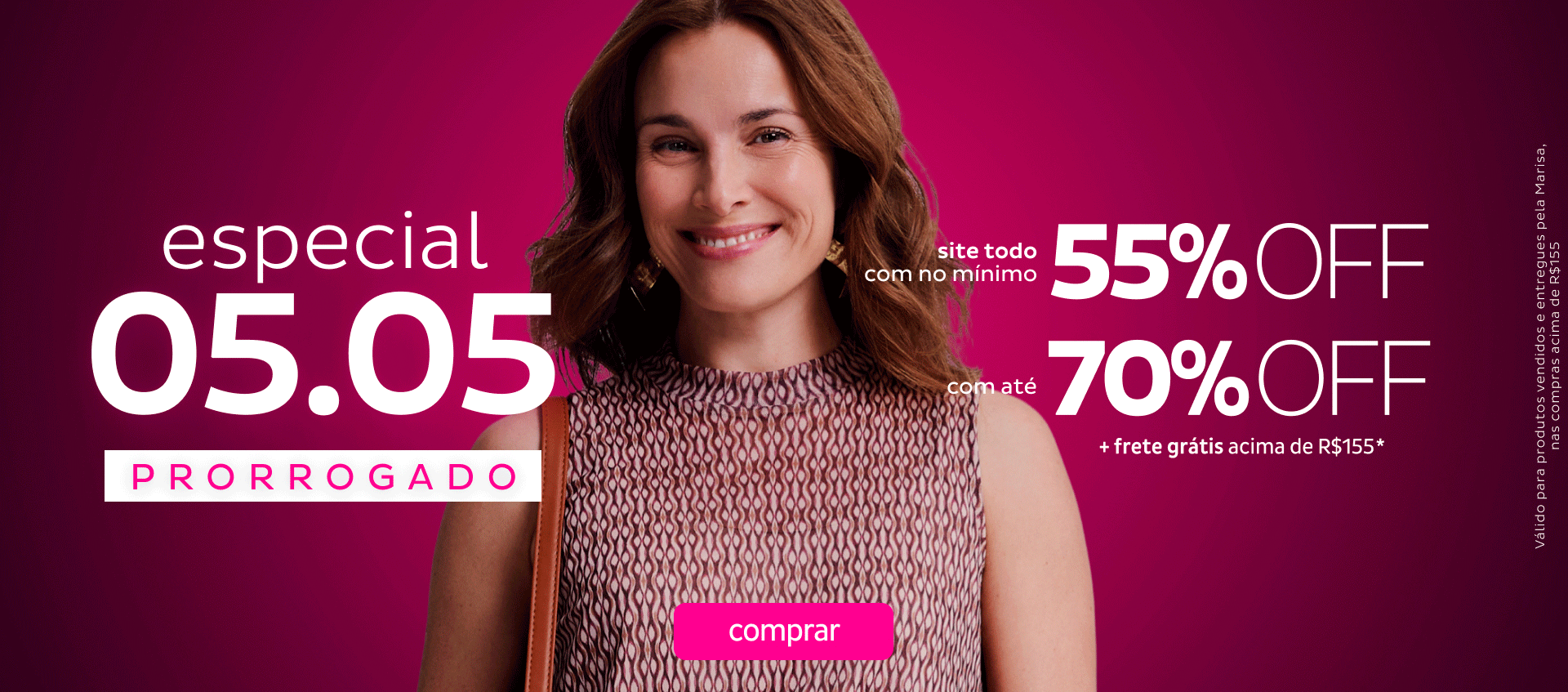 05.05 Site Todo com no mínimo 55OFF até 70OFF