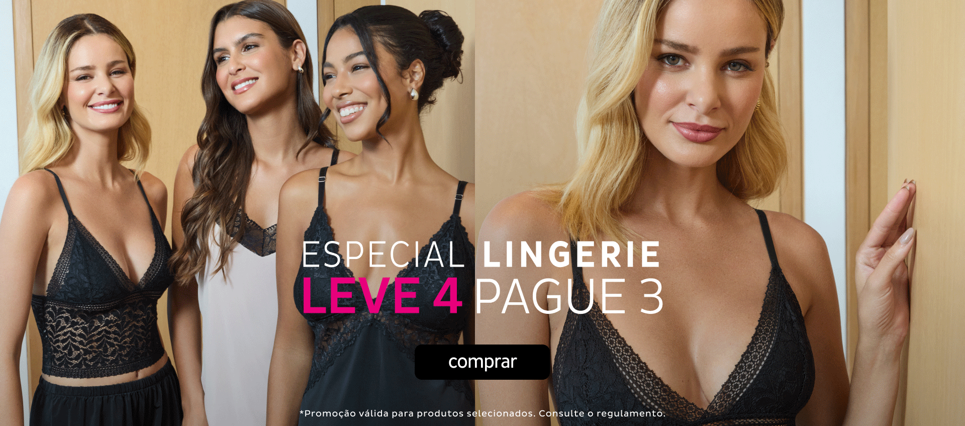 Leve 4 Pague 3 - Lingerie