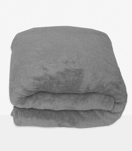 Manta De Microfibra Lisa Solteiro Rovitex Home Cinza