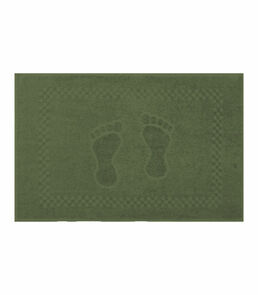 Toalha De Piso Pezinho Em Jacquard Appel Verde
