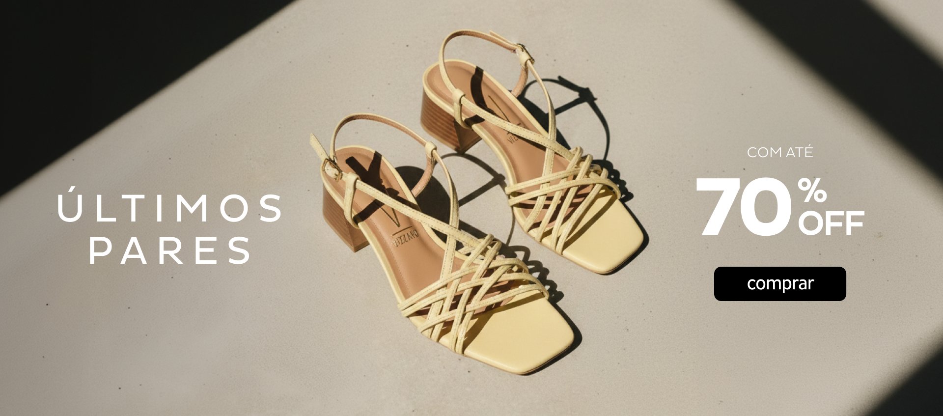 Ultimos Pares com até 70%OFF Ultimos Pares com até 70%OFF