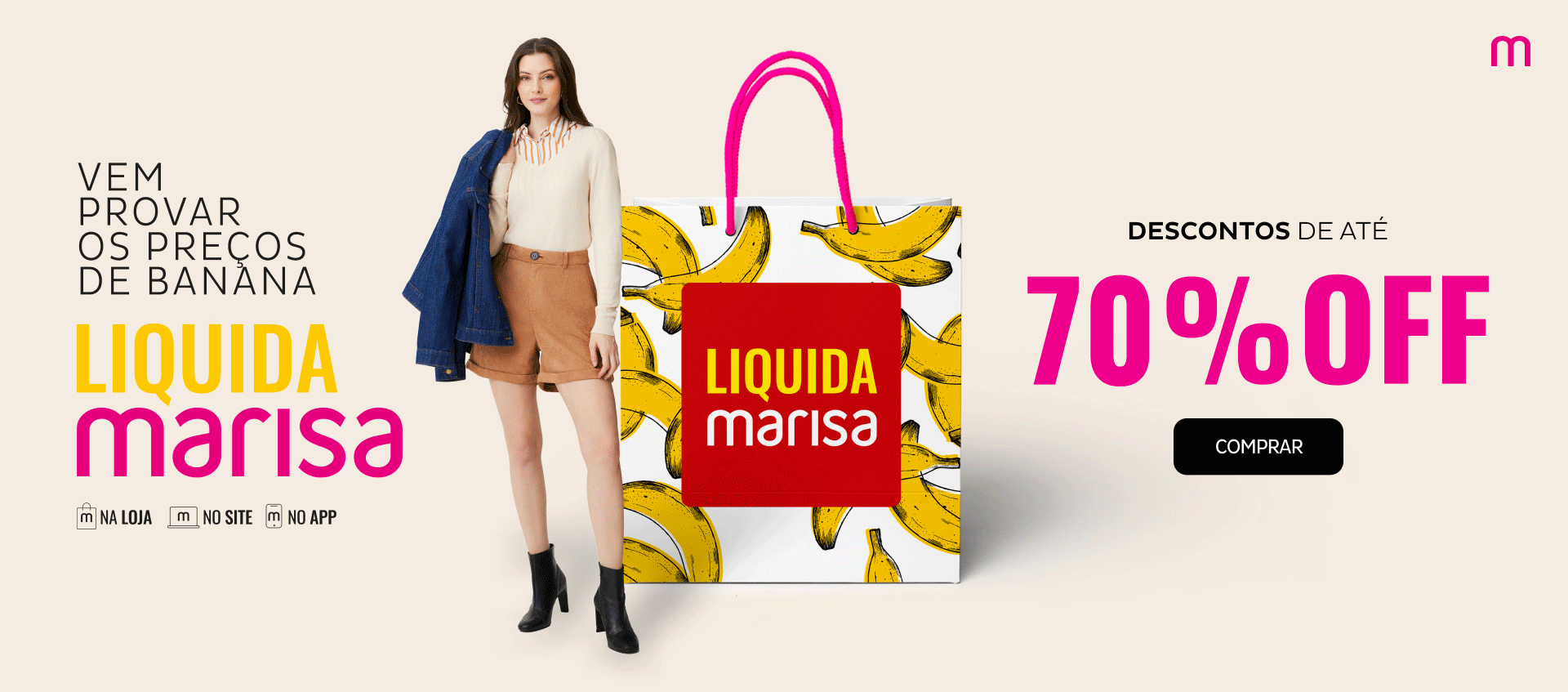 Liquida Marisa até 70%OFF