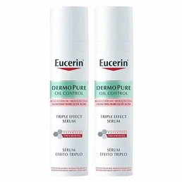 Kit com 2 Unidades de Sérum Efeito Triplo Eucerin Dermopure Oil Control 40ml