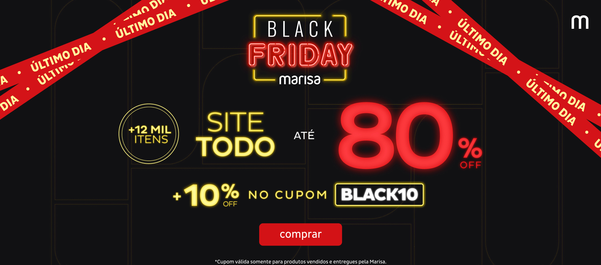 Black Friday até 80%OFF