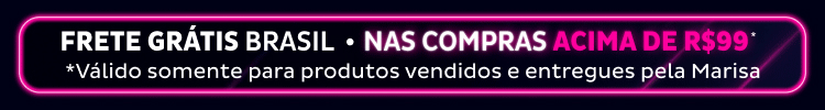 Só Hoje! Frete Grátis Brasil! acima de R$99