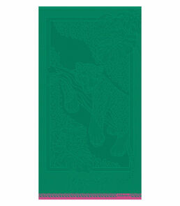 Toalha de Praia Jaquard Fio Penteado Atlântica Verde