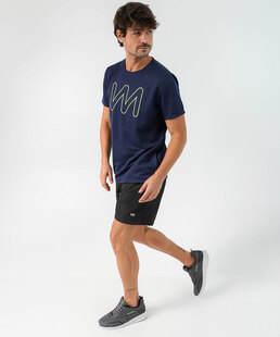 Bermuda Masculina Fitness Básica MR Preto