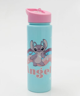 Garrafa Squeeze Estampa Stitch Disney 680ML Azul