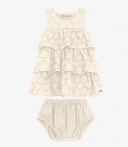 Vestido com Calcinha Trick Nick Bege