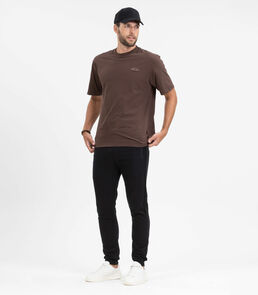 Calça Masculina Em Moletinho Diametro Preto