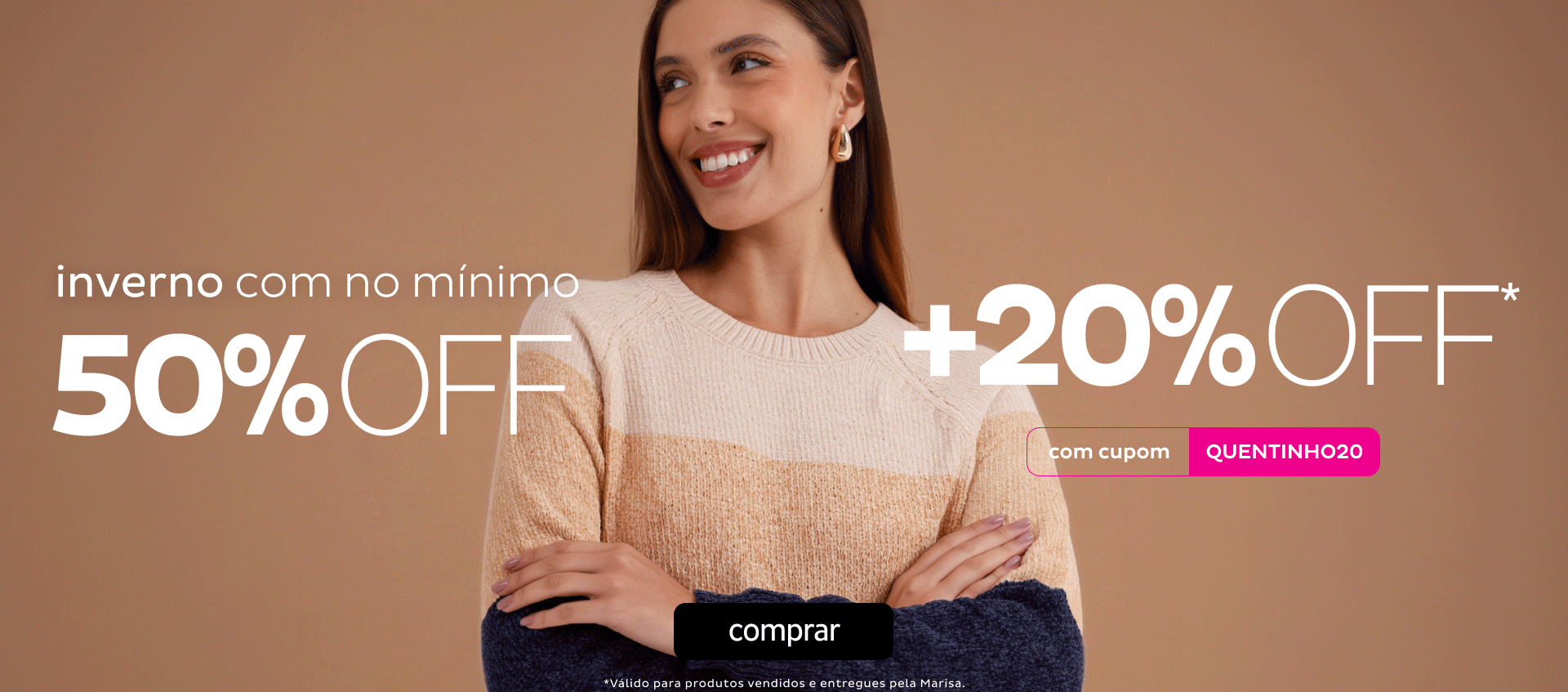 Liquida Inverno - Produtos selecionados com 20OFF no cupom QUENTINHO20