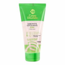 Kit c/9 Sabonete Esfoliante Corpo Dourado 180ml Kiwi