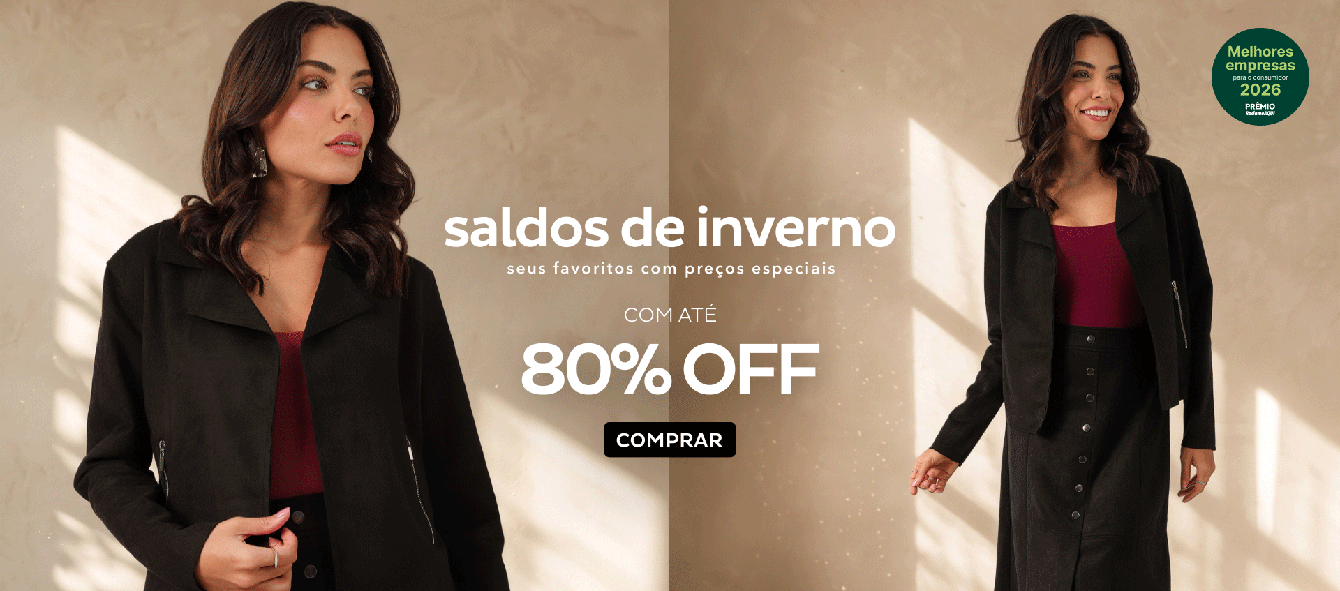 Saldos de Inverno com até 80%OFF Saldos de Inverno com até 80%OFF