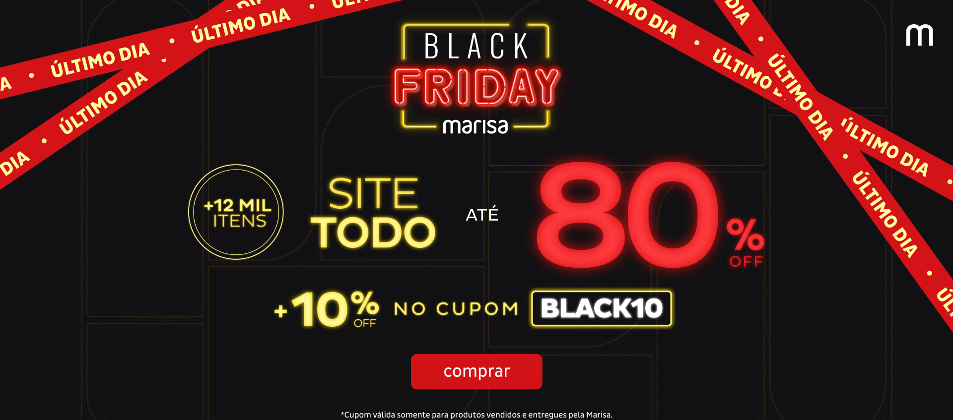 Black Friday até 80%OFF