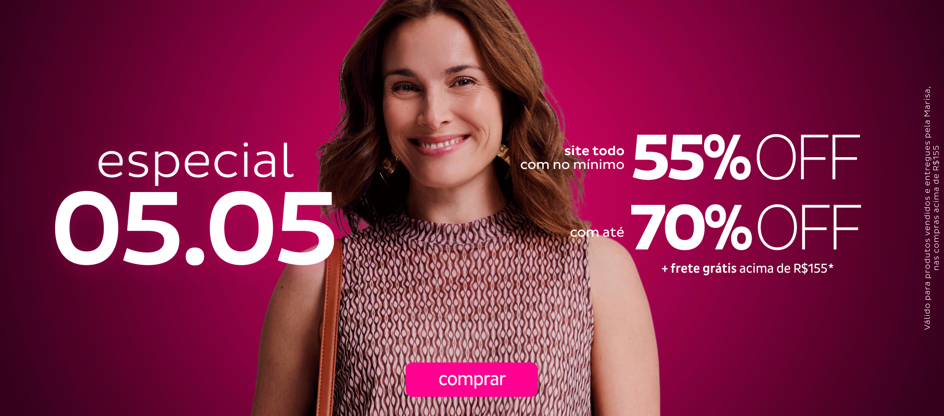 05.05 Site Todo com no mínimo 55OFF até 70OFF