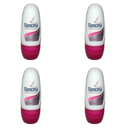 Kit c/4 Unidades de Desodorante Rollon Rexona Compacto 30ml Powder
