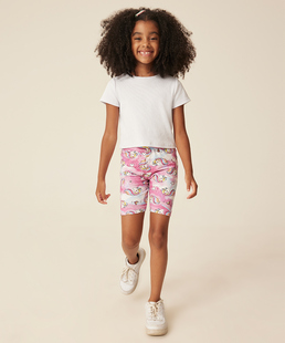 Bermuda Infantil Estampa Unicórnio Marisa