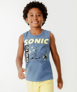 Regata Infantil Sonic Tam 4 a 10