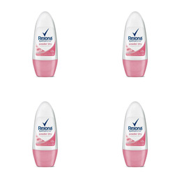 Kit c/4 Unidades de Desodorante Rollon Rexona 50ml Feminino Powder