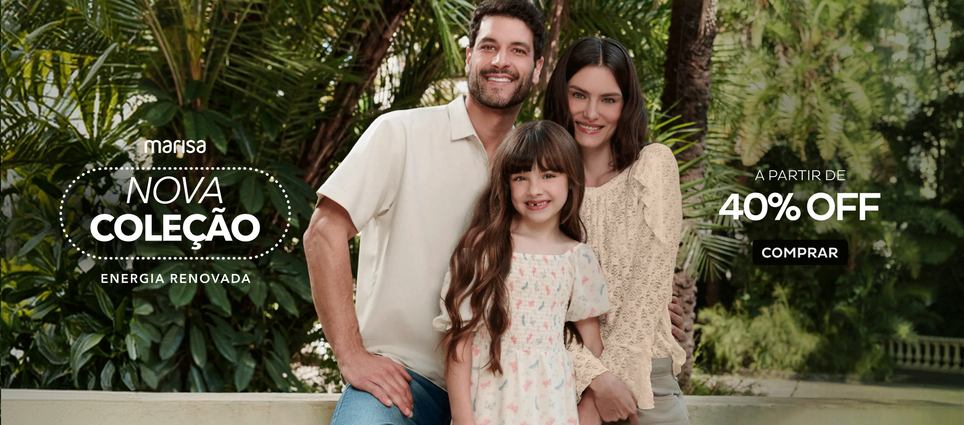 Nova Coleção a partir de 40OFF Nova Coleção a partir de 40OFF