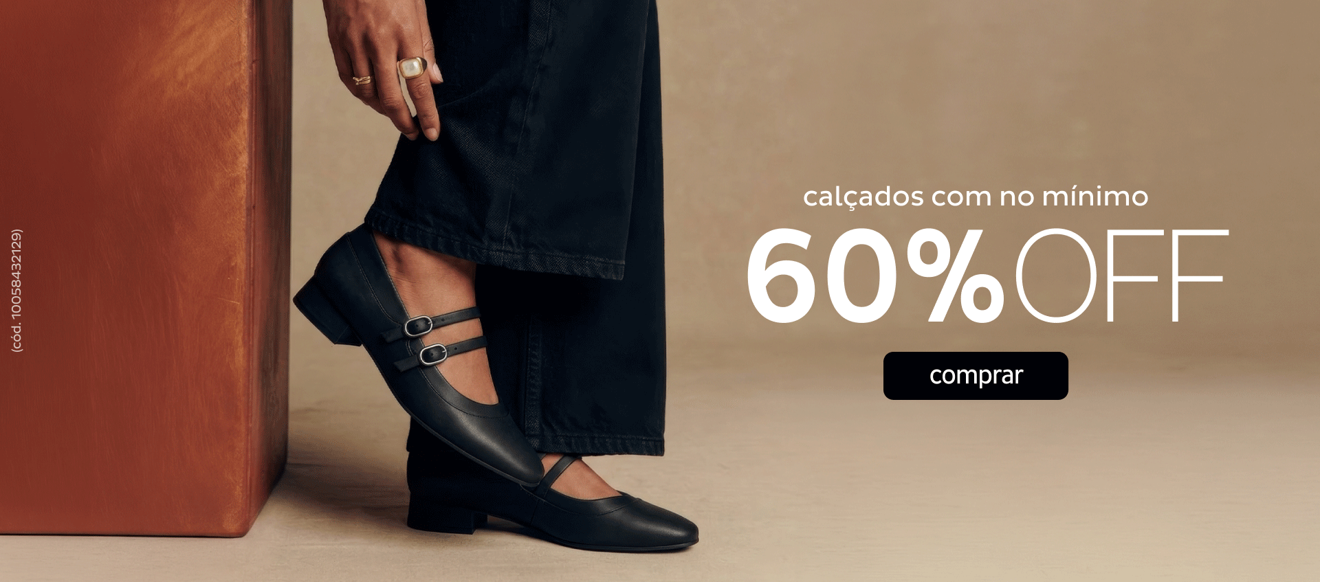 Calçados com no mínimo 60OFF Calçados com no mínimo 60OFF