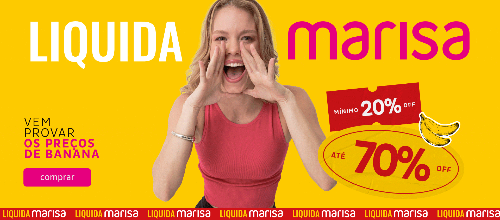 Liquida Marisa – Site todo com no mínimo 20%OFF até 70%OFF Liquida Marisa – Site todo com no mínimo 20%OFF até 70%OFF
