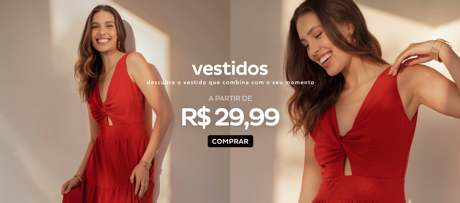 Vestidos a partir de R$29,99 Vestidos a partir de R$29,99